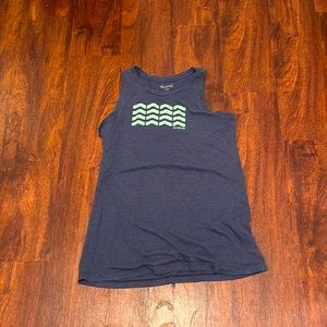 Columbia size medium women’s navy tank top. Looser fit.